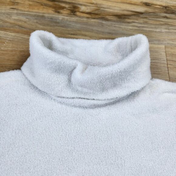💜Southern Shirt Company Ivory Cloud Luxe Turtleneck Sweater Medium - Picture 3 of 8